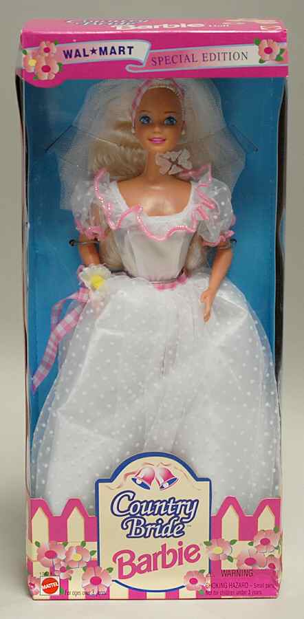 Walmart Store Barbies Country Bride-Caucasian - Boxed by Mattel-1