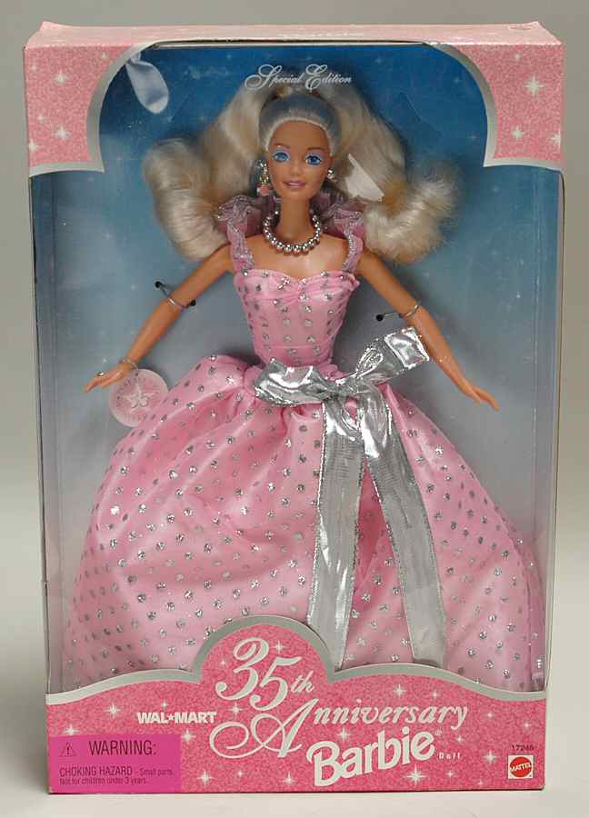 Walmart Store Barbies 35th Anniversary Barbie - No Box by Mattel-1