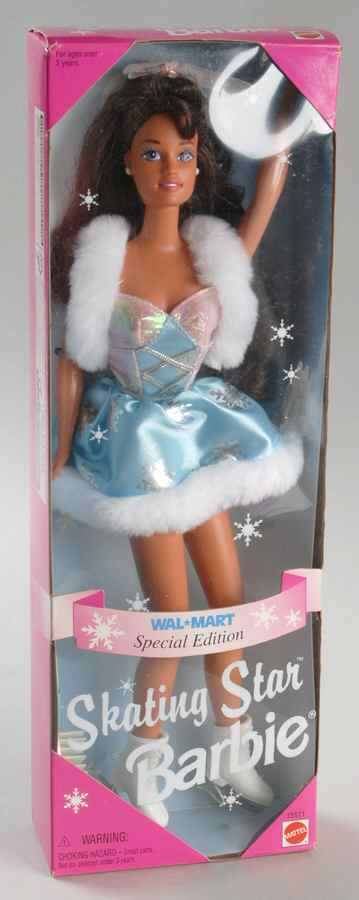 Walmart Store Barbies Skating Star Hispanic Barbie - Boxed by Mattel-1