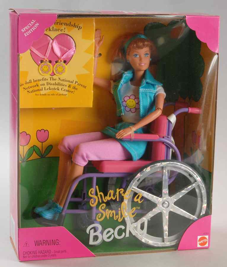 Friends of Barbie Share A Smile Becky Wheelchair - Boxed by Mattel-1