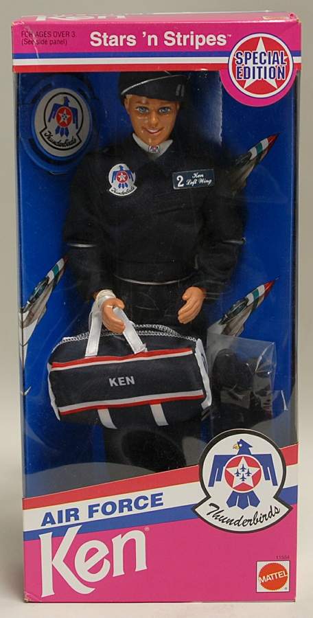 Stars N Stripes Barbies Air Force Ken-Thunderbirds - Boxed by Mattel-1