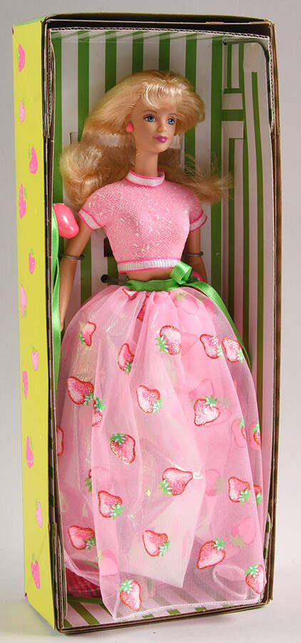 Avon Barbie Strawberry Sorbet-Blonde - Boxed by Mattel-1