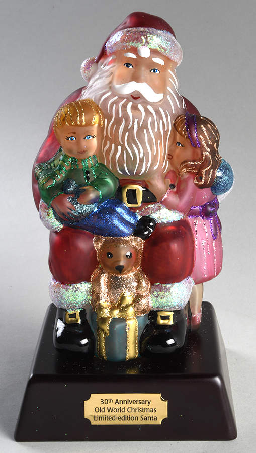Lights Wishes & Dreams Santa - Boxed by Old World Christmas (Newer)-1