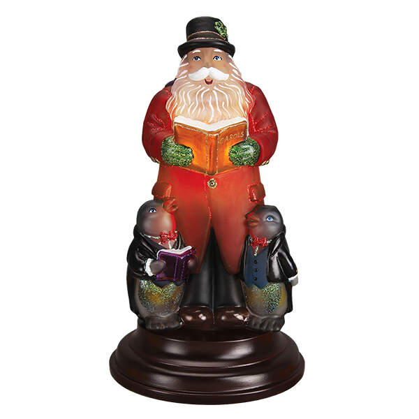 Lights Caroling Santa - Boxed by Old World Christmas (Newer)-1