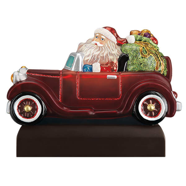Lights Santa In Antique Car Light - Boxed by Old World Christmas (Newer)-1