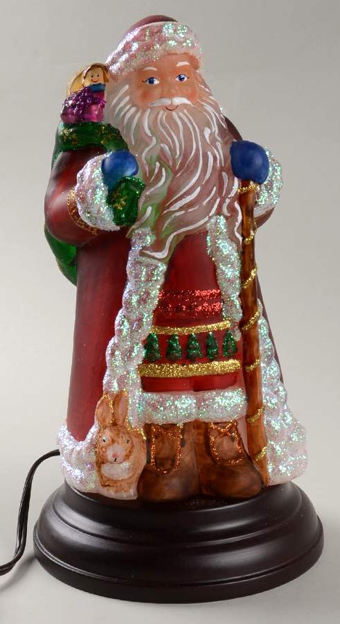 Lights Fanciful Santa - Boxed by Old World Christmas (Newer)-1