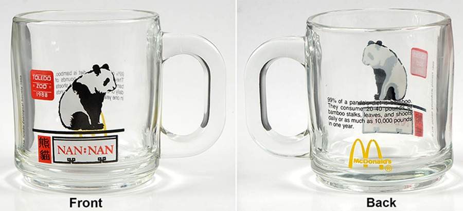 Mcdonalds Mugs Nan:Nan Panda Bear/Toledo Zoo - No Box by McDonalds-1