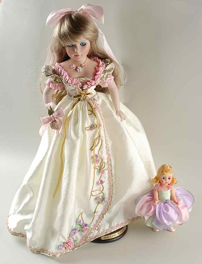 Porcelain Collection Her Lady & A Child Of Her Own - Boxed by Madame Alexander-1