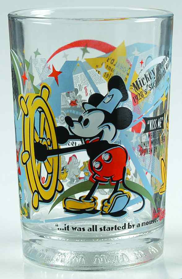 Disney Character Glasses It Was All Started By A Mouse - No Box by McDonalds-1