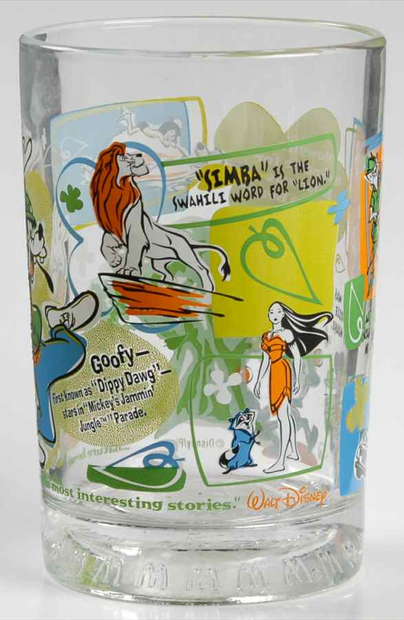 Disney Character Glasses Nature Herself Writes The Most - No Box by McDonalds-1