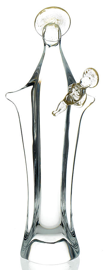 Murano Figurines Madonna & Child - No Box by Murano Glass-1