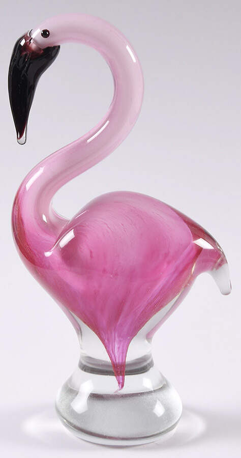 Murano Figurines Flamingo - No Box by Murano Glass-1