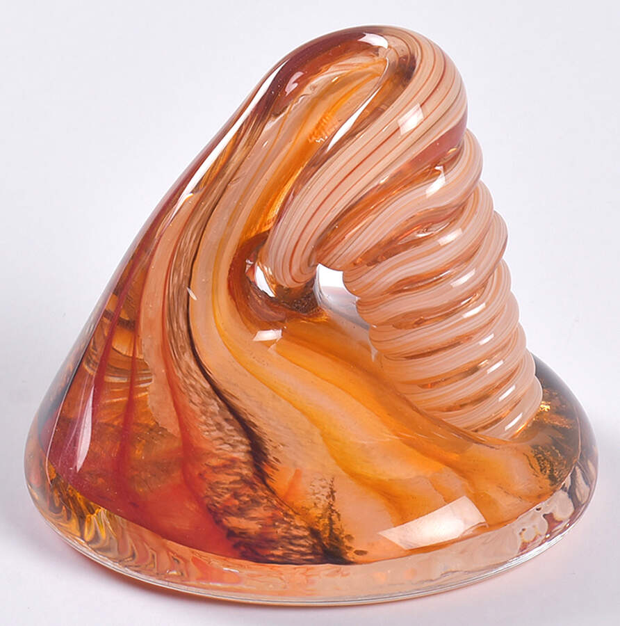 Murano Figurines Sandstorm Paperweight/Pen Holder - No Box by Murano Glass-1