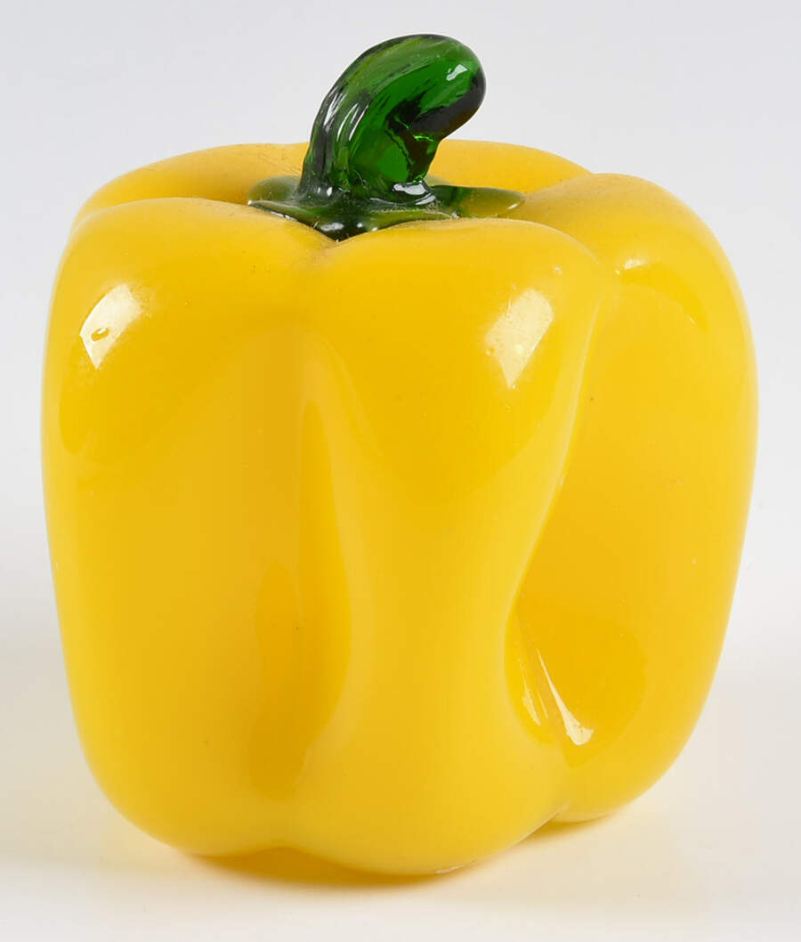 Murano Figurines Yellow Pepper  - No Box by Murano Glass-1