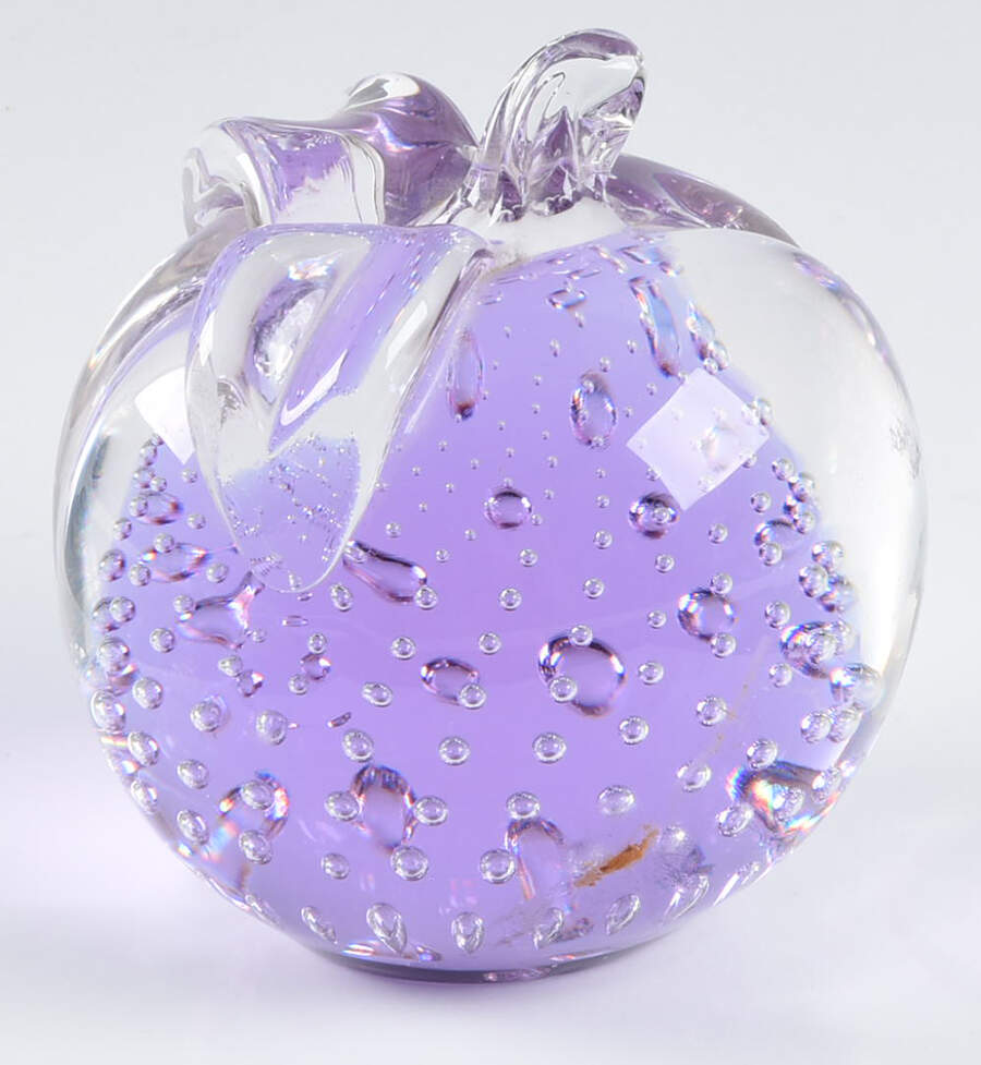 Murano Figurines Blue Apple  - No Box by Murano Glass-1