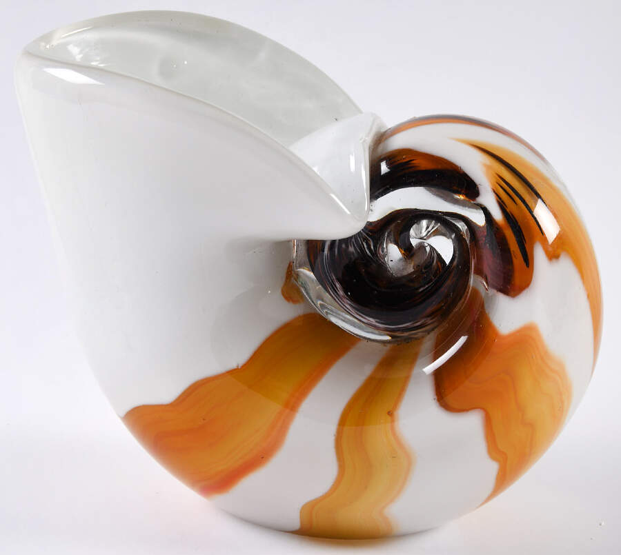 Murano Figurines Nautilus Shell - No Box by Murano Glass-1
