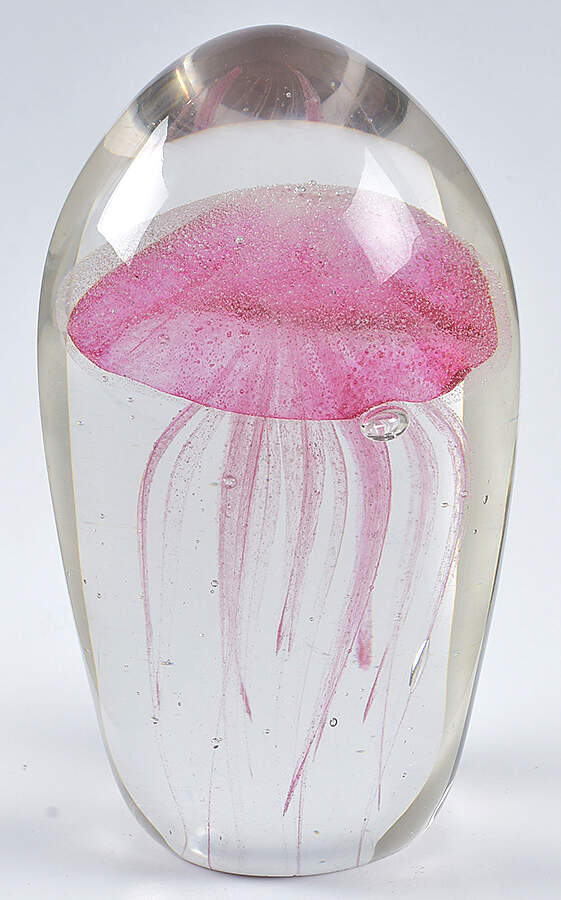 Murano Figurines Jellyfish Pink - No Box by Murano Glass-1
