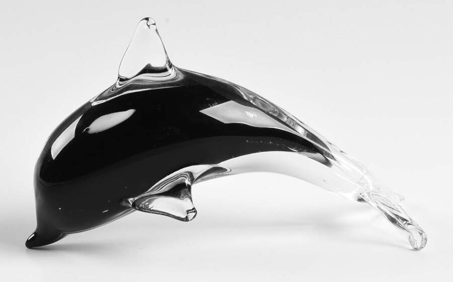 Murano Figurines Orca Killer Whale Small - No Box by Murano Glass-1