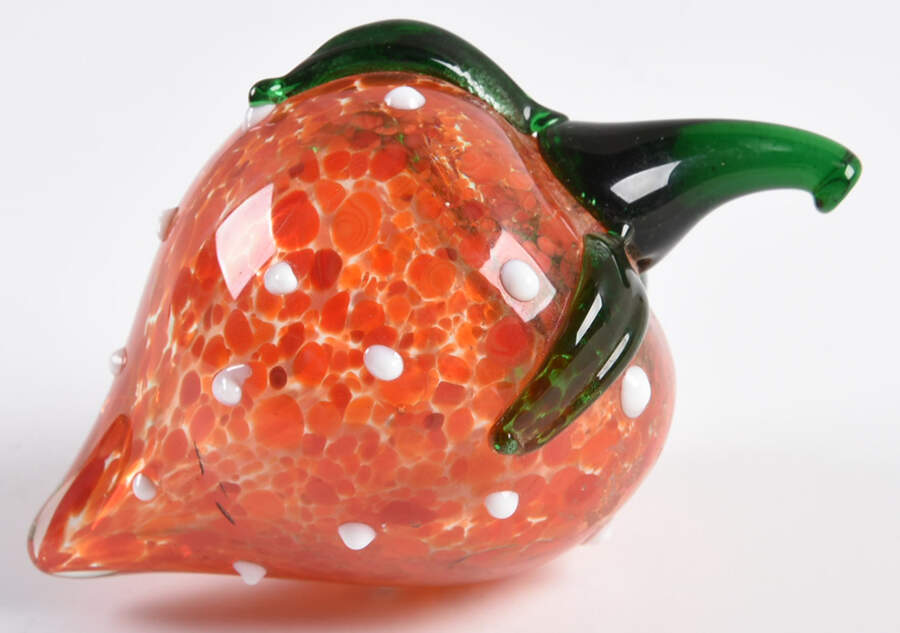 Murano Figurines Strawberry - No Box by Murano Glass-1
