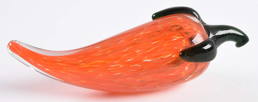Murano Figurines Chilli Pepper Paperweight - No Box by Murano Glass-1
