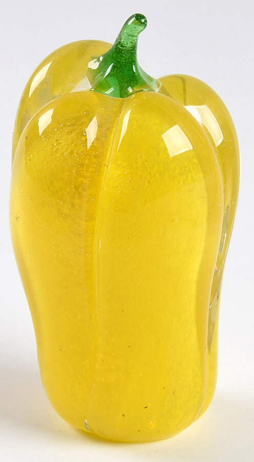 Murano Figurines Yellow Pepper - No Box by Murano Glass-1
