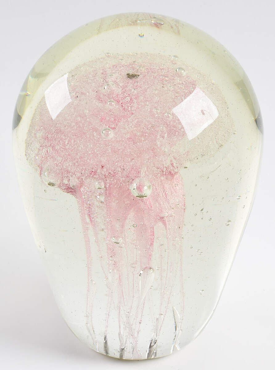 Murano Figurines Pink Jellyfish - No Box by Murano Glass-1