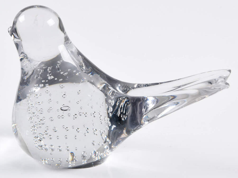 Murano Figurines Bird Controled Bubble - No Box by Murano Glass-1
