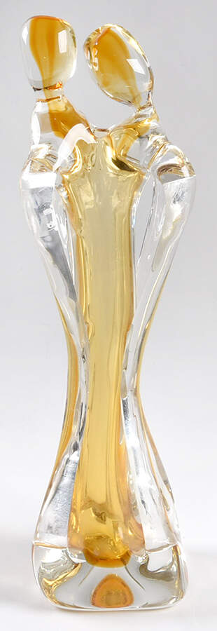 Murano Figurines Freeform Lovers Vase - No Box by Murano Glass-1