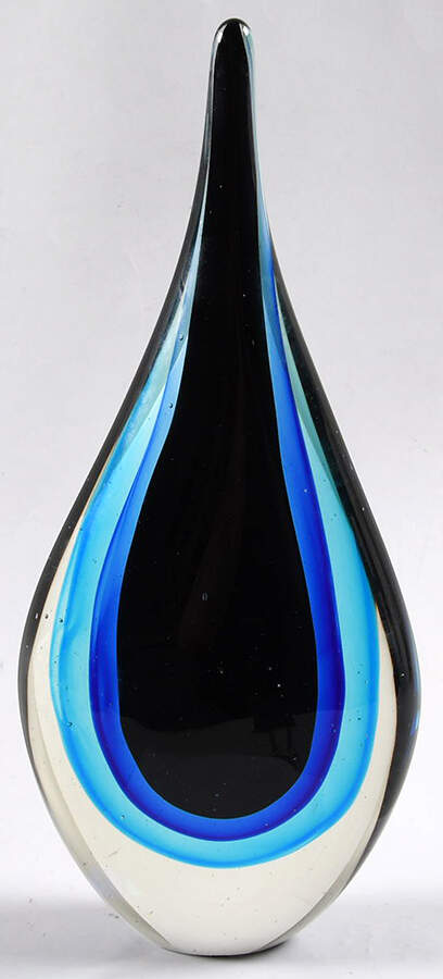 Murano Figurines Teardrop-Blue - No Box by Murano Glass-1