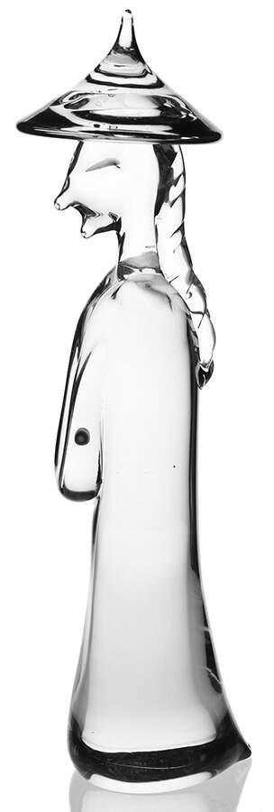 Murano Figurines Asian Man Standing - No Box by Murano Glass-1