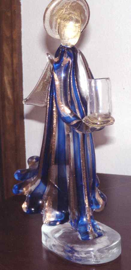 Murano Figurines Angel Candle Holder - No Box by Murano Glass-1