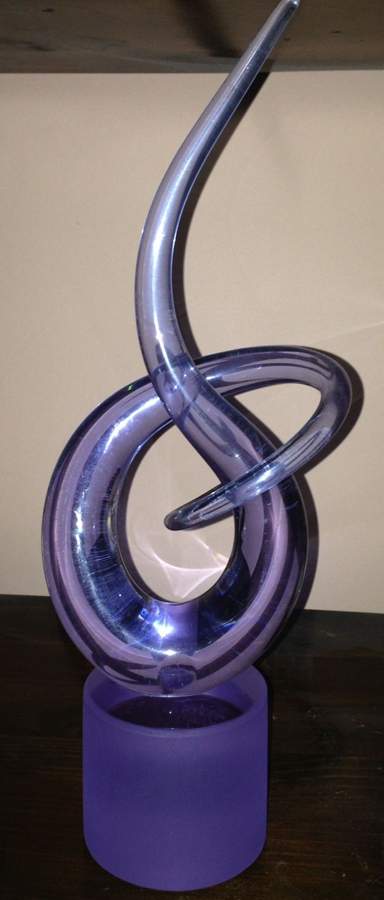 Murano Figurines Love Knot-Purple - No Box by Murano Glass-1
