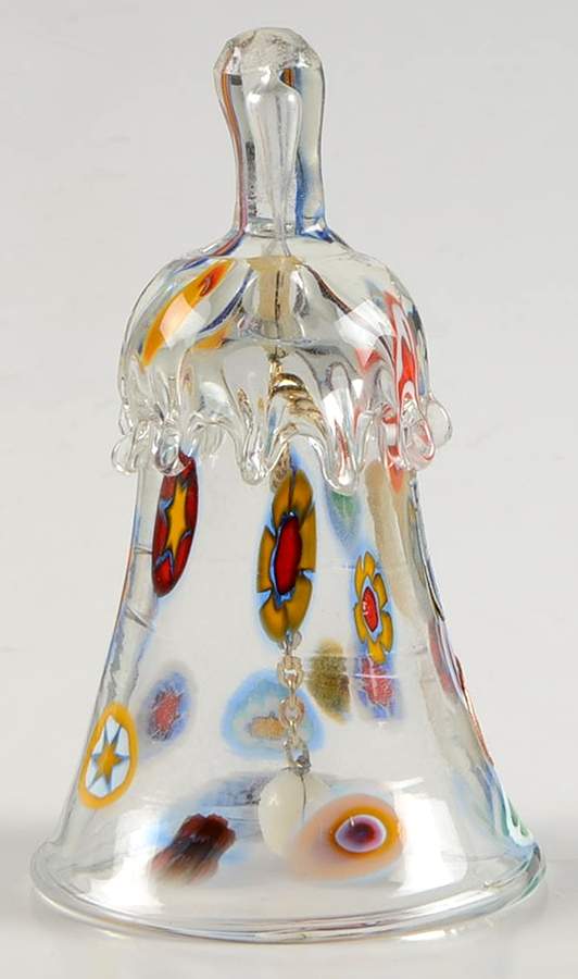 Murano Figurines Millefiori Bell  - No Box by Murano Glass-1