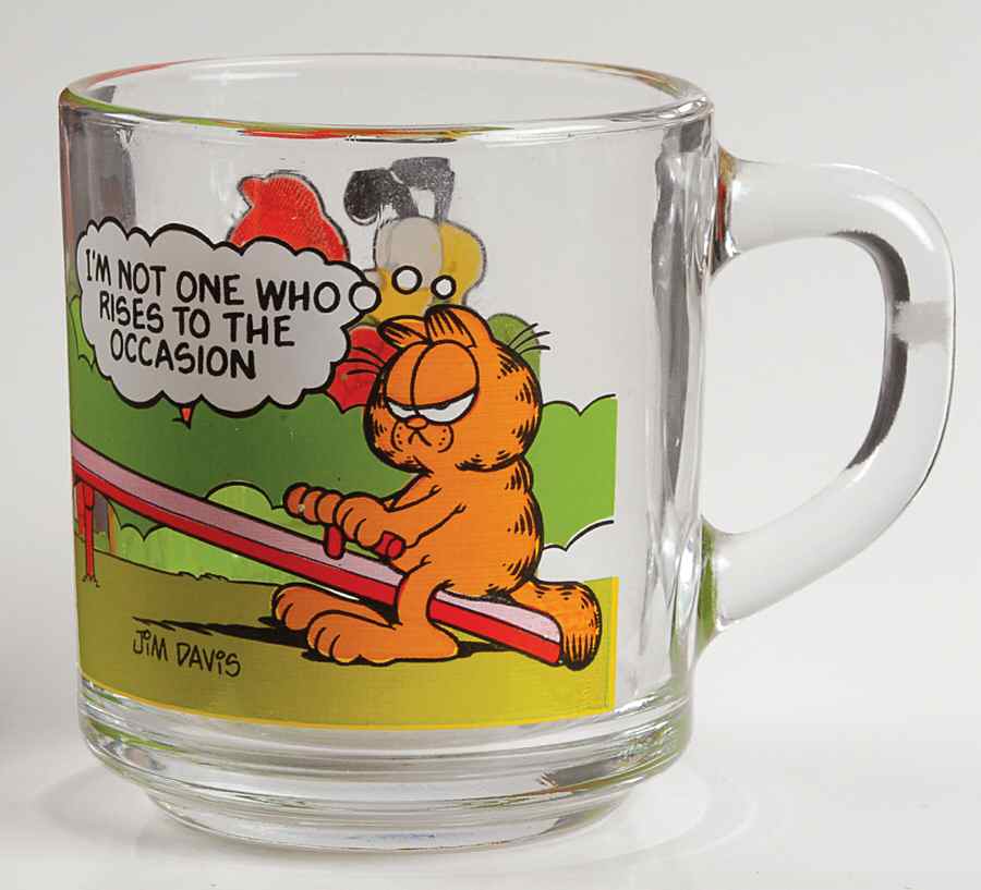 Garfield I'm Not One Who Rises To The Occaision - No Box by McDonalds-1