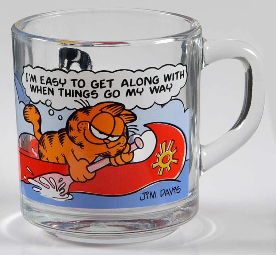 Garfield I'm Easy To Get Along With  - No Box by McDonalds-1