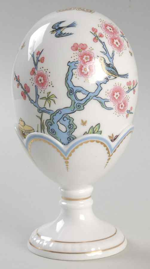 Minton Egg Emperor's Garden Egg W/ Stand - Boxed by Minton-1