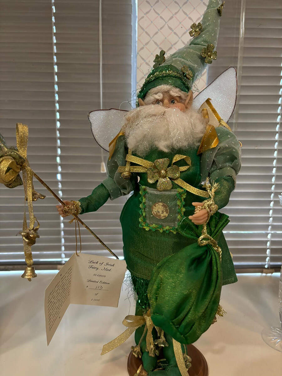 Christmas Fairies Luck Of Irish Fairy-Medium - Boxed by Mark Roberts-1
