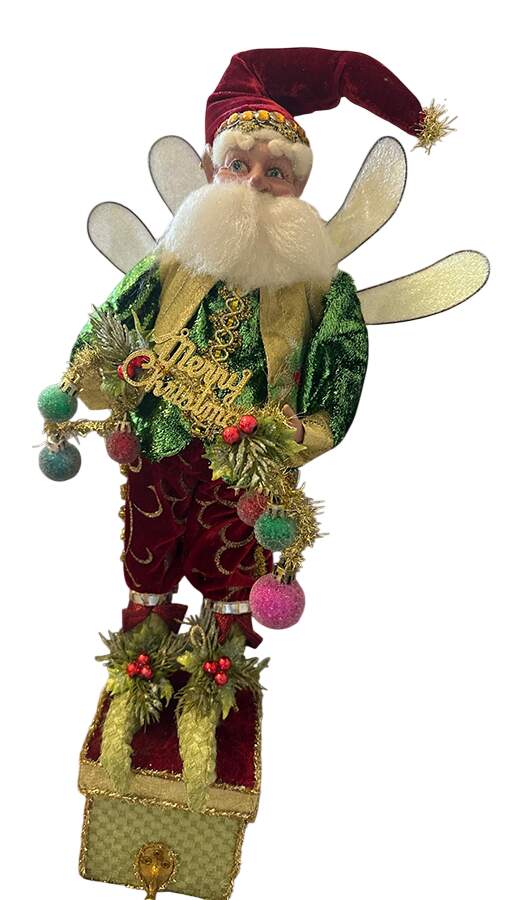 Christmas Stocking Holders Merry Christmas Fairy - Boxed by Mark Roberts-1