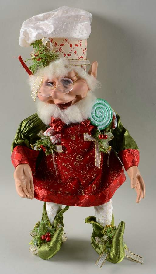Christmas Elves Medium Candy Maker Elf - Boxed by Mark Roberts-1
