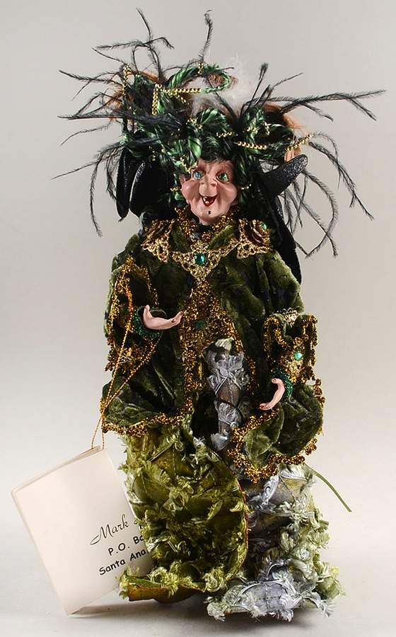 Halloween Figurines & Fairies Small Witch Of Envy - Boxed by Mark Roberts-1