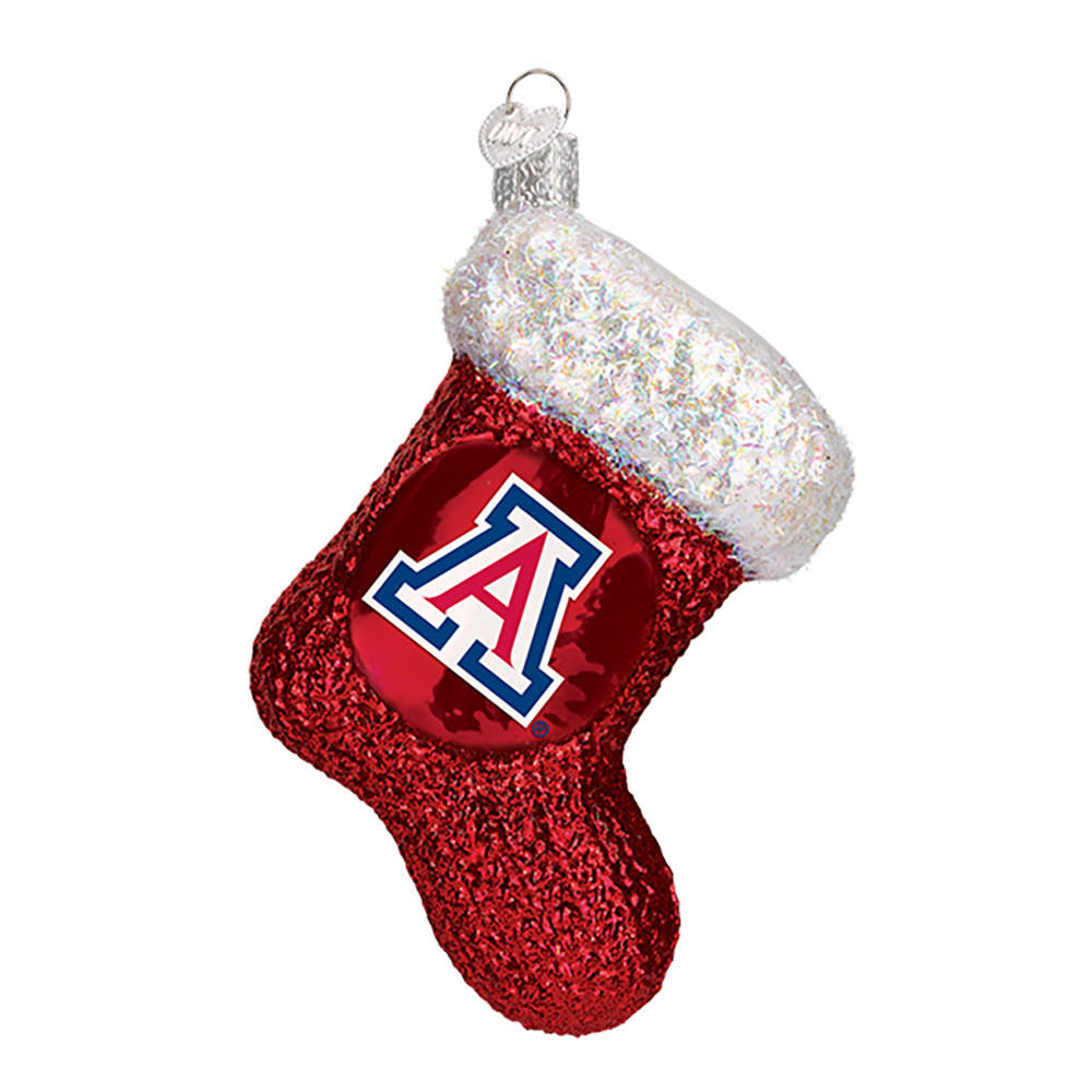 Collegiate Collection University Of Arizona Stocking - Boxed by Old World Christmas (Newer)-1