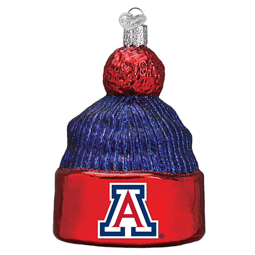 Collegiate Collection University Of Arizona Beanie - Boxed by Old World Christmas (Newer)-1