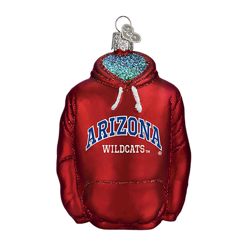 Collegiate Collection University Of Arizona Hoodie - Boxed by Old World Christmas (Newer)-1