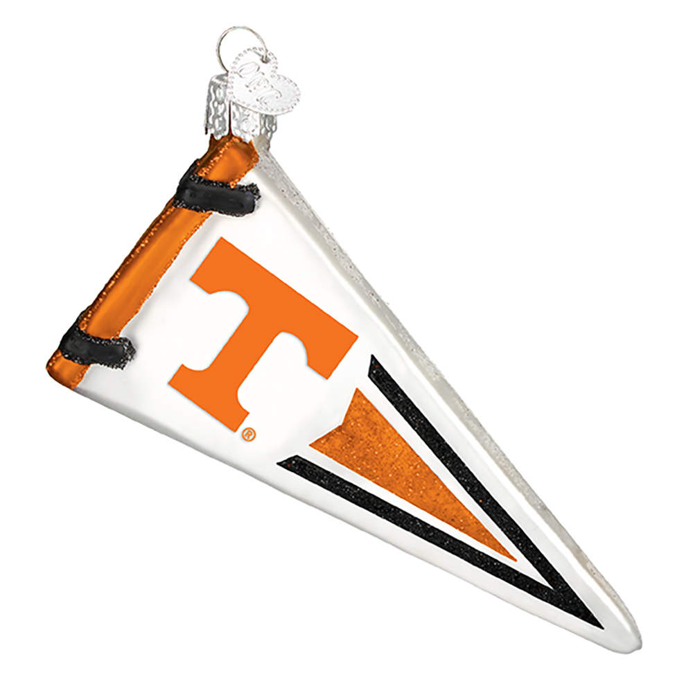 Collegiate Collection Univ Of Tennessee Pennant - Boxed by Old World Christmas (Newer)-1