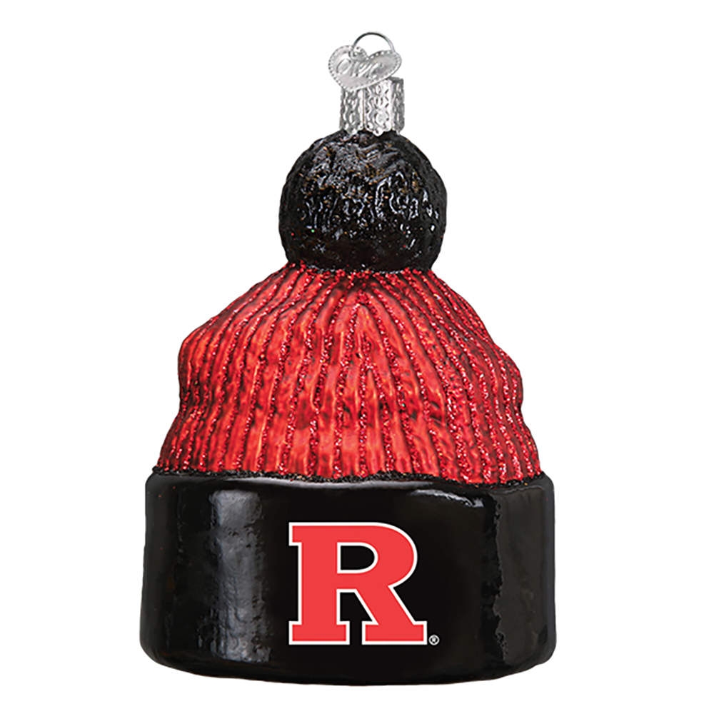 Collegiate Collection Rutgers University Beanie - No Box by Old World Christmas (Newer)-1