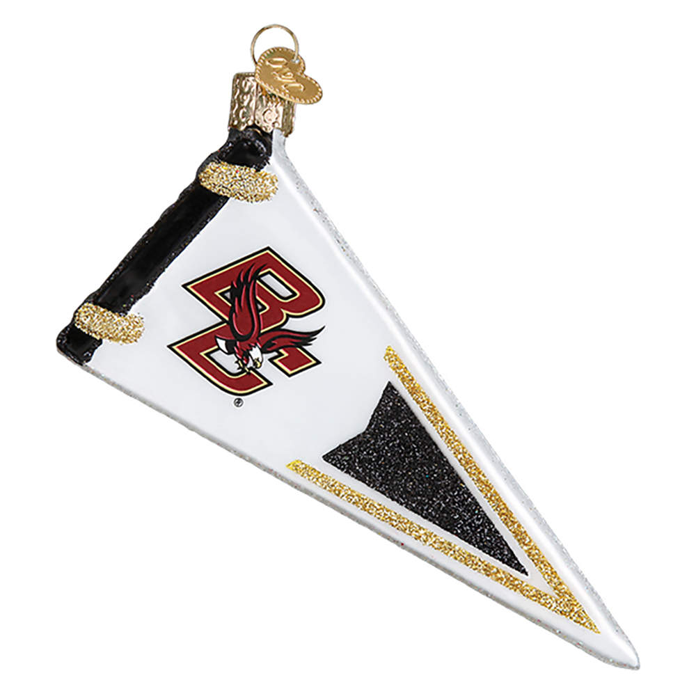 Collegiate Collection Boston College Pennant - Boxed by Old World Christmas (Newer)-1