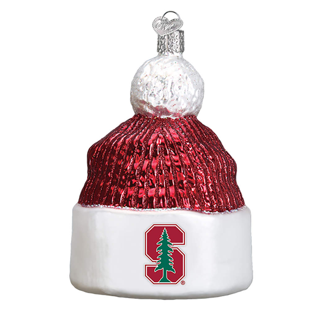 Collegiate Collection Stanford University Beanie - Boxed by Old World Christmas (Newer)-1