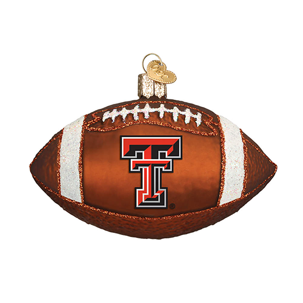 Collegiate Collection Texas Tech University Football - Boxed by Old World Christmas (Newer)-1
