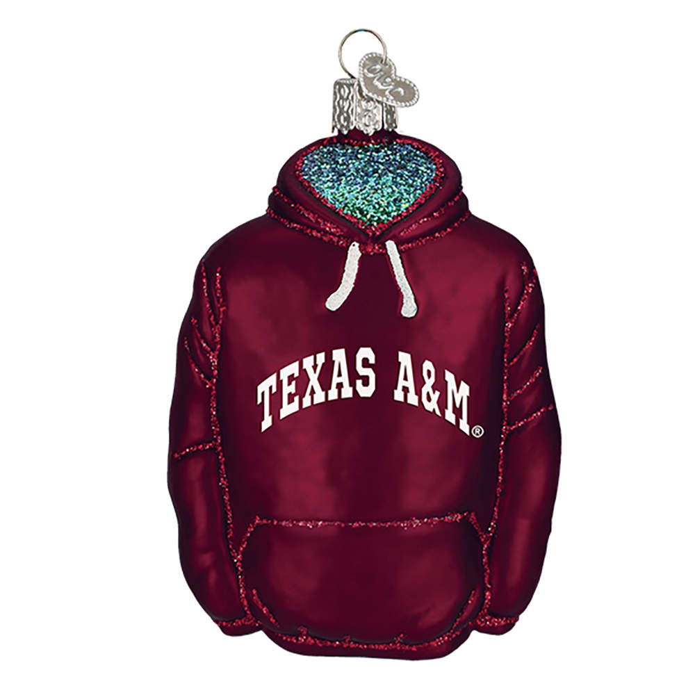 Collegiate Collection Texas A&M University Hoodie - Boxed by Old World Christmas (Newer)-1
