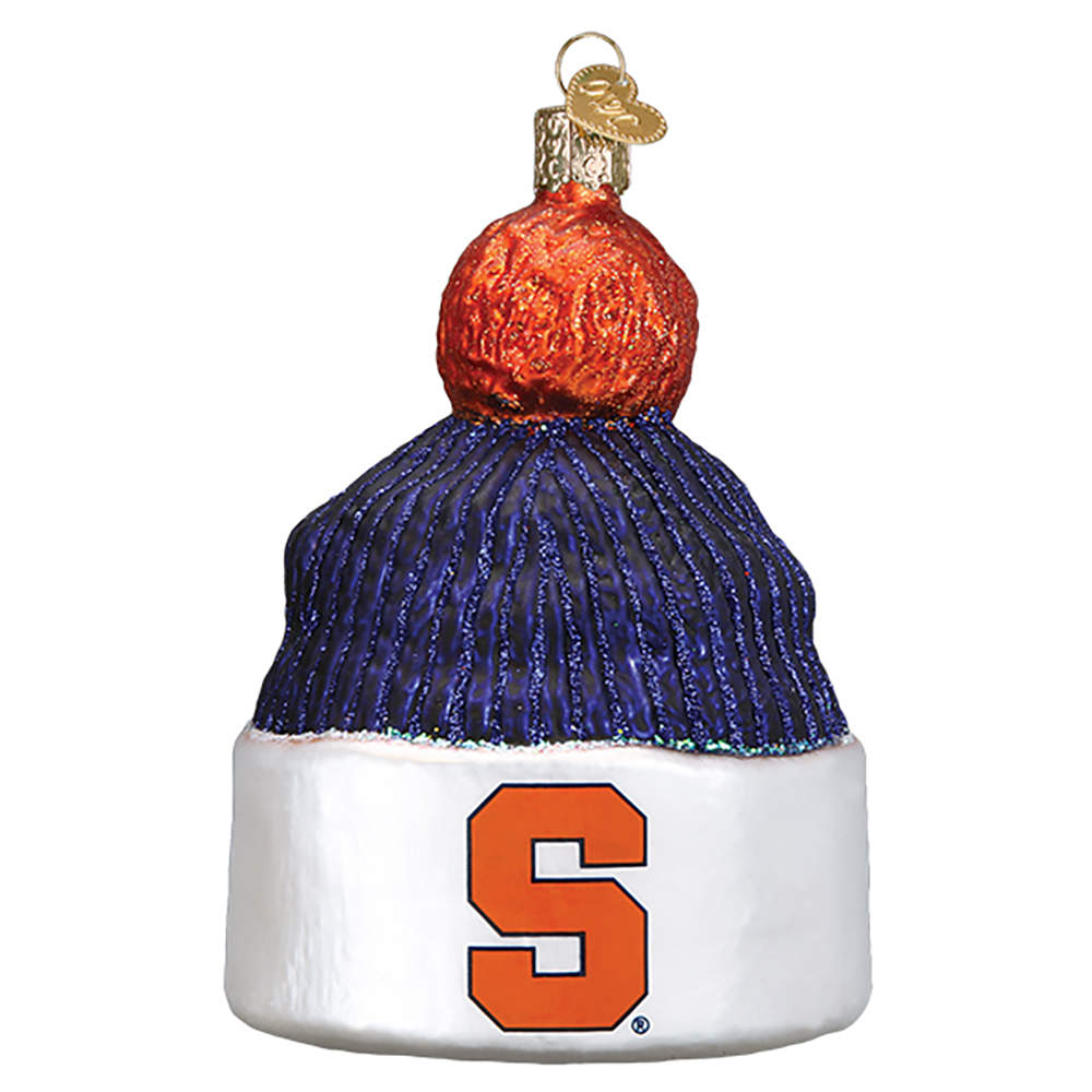 Collegiate Collection Syracuse University Beanie - No Box by Old World Christmas (Newer)-1